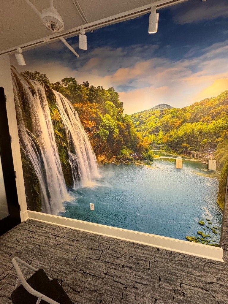 Waterfall Mural